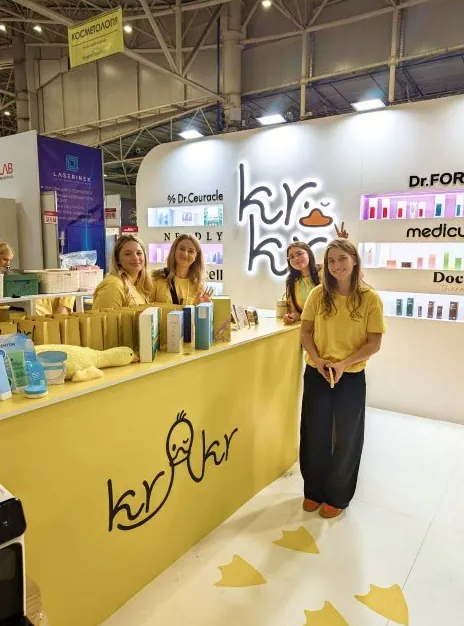 KRKR team at the InterCHARM Kyiv stand